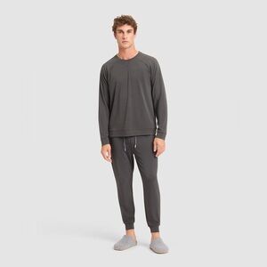 Men's Dark Gray Cozy Earth  Lounge Pants